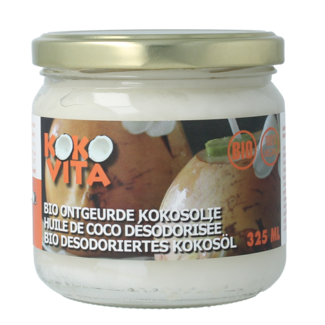Kokovita Coconut oil odourless organic 325 Millilitres