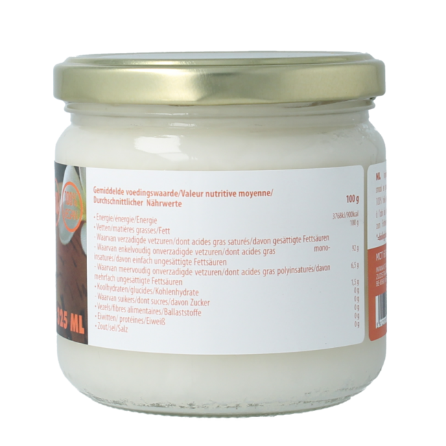 Aceite de coco inodoro bio 325 Mililitros