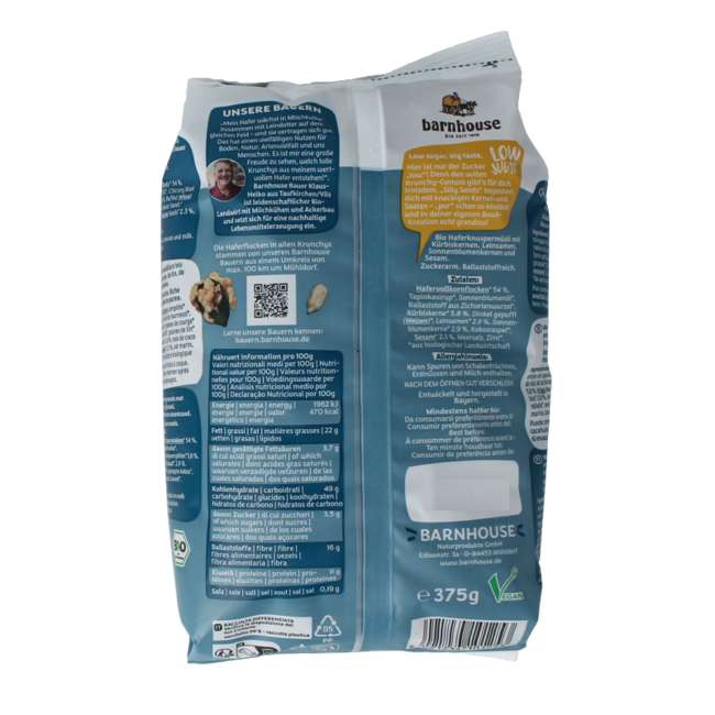 Muesli silly seed organic 375 Gram