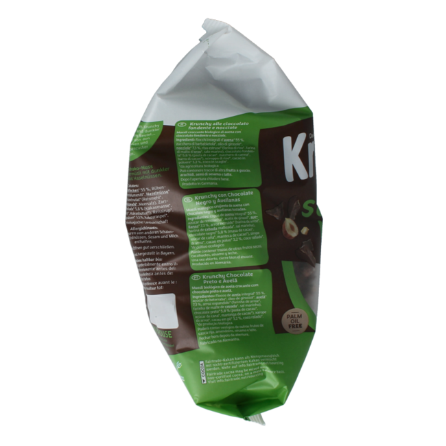 Muesli de chocolate y avellana bio 750 gramos