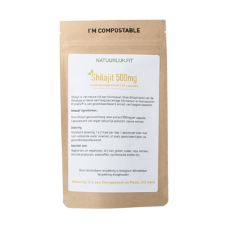 Natuurlijk.fit Shilajit 500mg 60 Capsule