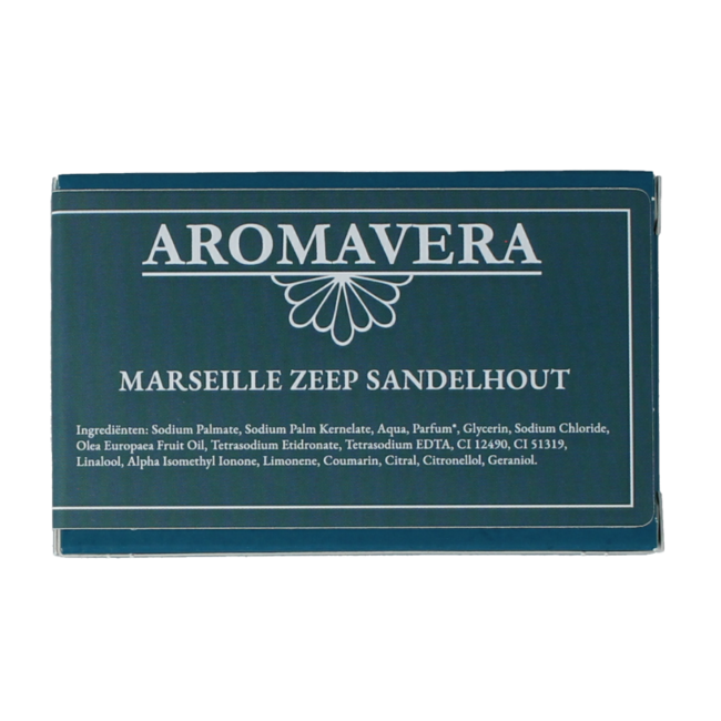 Marseille soap sandalwood organic 125 Gram