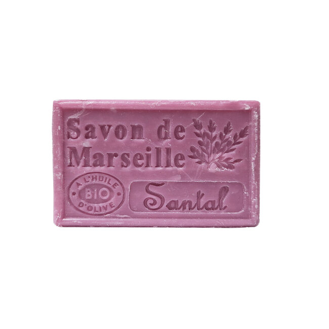 Marseille soap santal/sandalwood organic 125 Gram