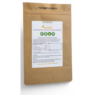 Natuurlijk.fit Immuvir lysine complex 120 Capsule