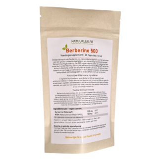 Natuurlijk.fit Berberyna 500 mg 60 kapsułek