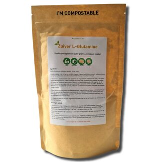 Natuurlijk.fit L-Glutamine en poudre 200 Grammes