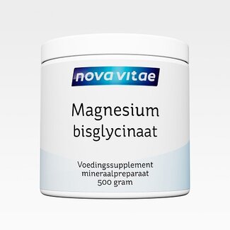 Nova Vitae Poudre de bisglycinate de magnésium 500 grammes