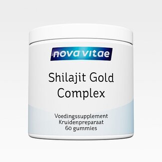 Nova Vitae Shilajit gold complex 60 Gommose