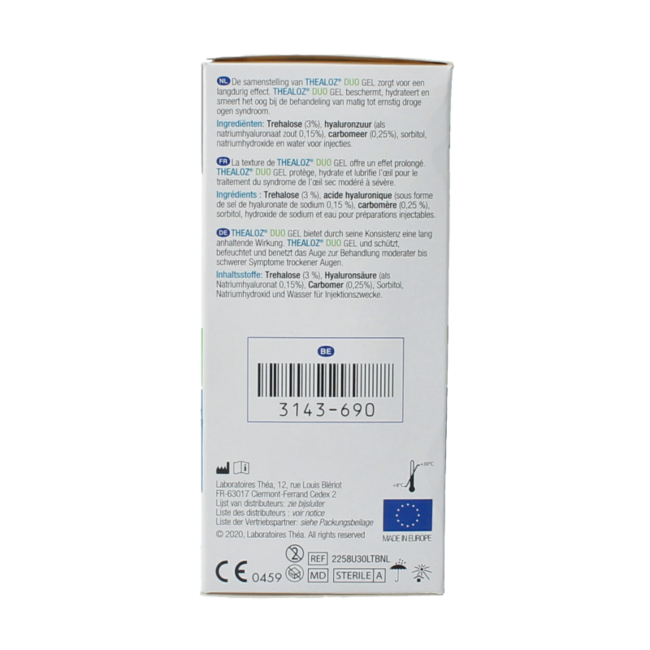 Duo gel 0.4 30 Unités