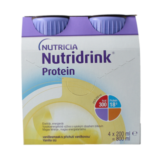 Nutridrink Protein Vanille 200 ml 4 Stück