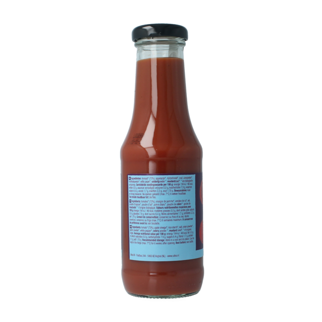 Tomato ketchup unsalted organic 325 Millilitres