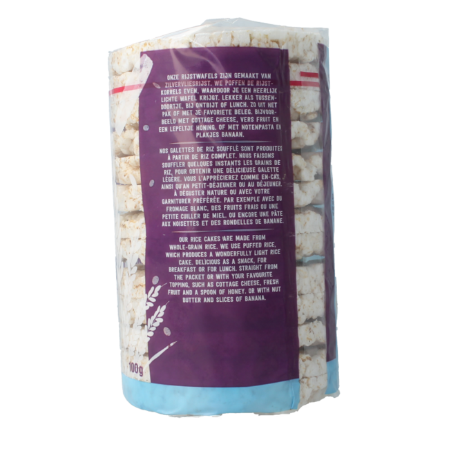 Rice cakes salted organic 100 Gram