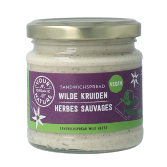 Your Organic Nature Pâte à tartiner aux herbes sauvages bio 180 Grammes