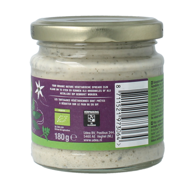 Pâte à tartiner aux herbes sauvages bio 180 Grammes