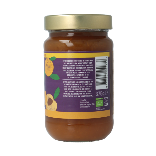 Preparado de fruta de albaricoque bio 375 Gramos