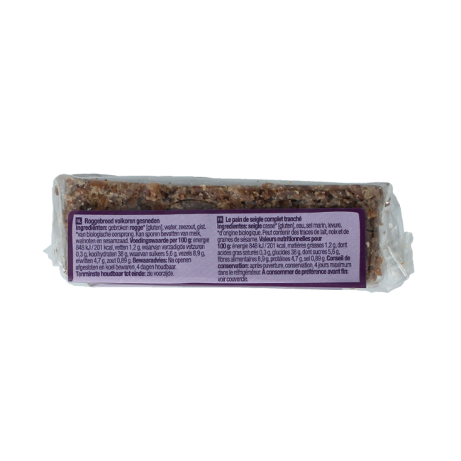 Pain de seigle complet bio 250,00 grammes