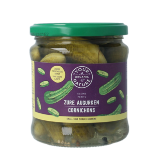 Your Organic Nature Cornichons aigres bio 330 grammes