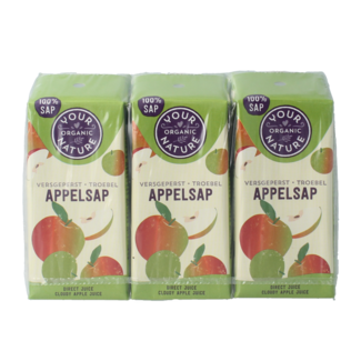 Your Organic Nature Apfelsaft Bio 200ml 6 Stück