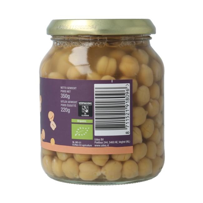 Organic fine chickpeas 350 Grams