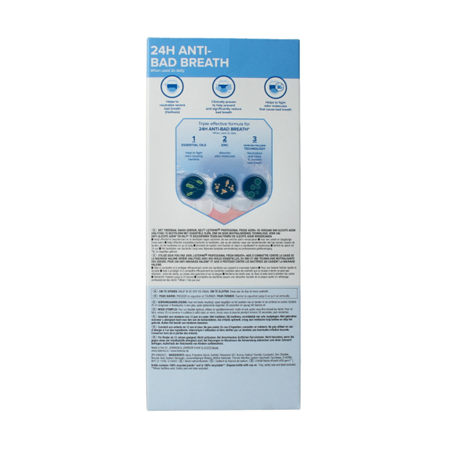 Mouthwash professional fresh breath 500 Millilitres