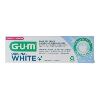 GUM White original toothpaste 75 Millilitres