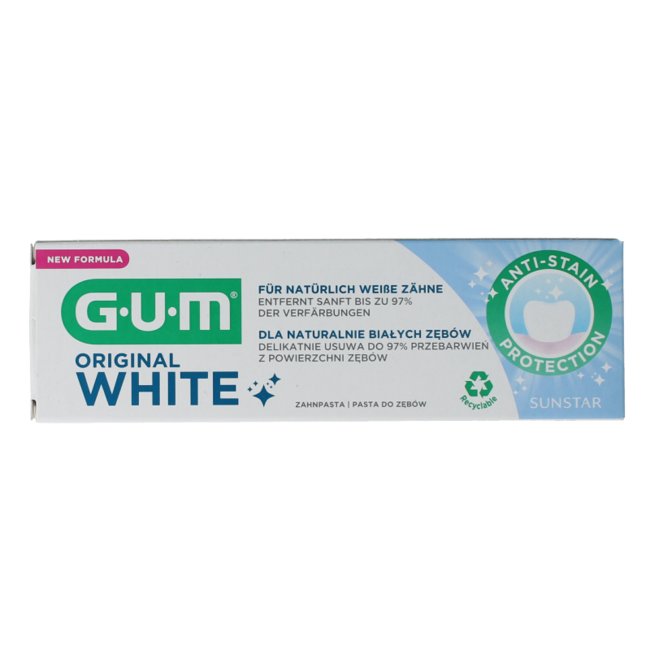 Toothpaste white original 75 Millilitre