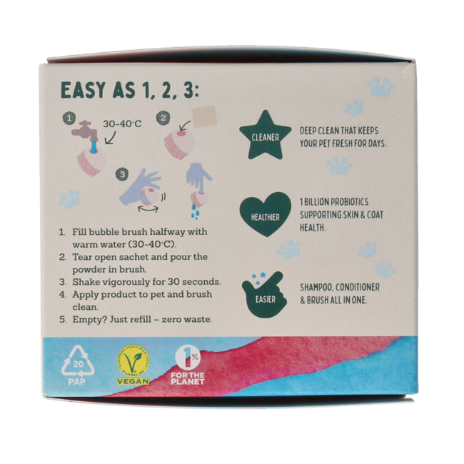 Kit de démarrage shampoing et après-shampoing pour animaux Probio 1 pièce