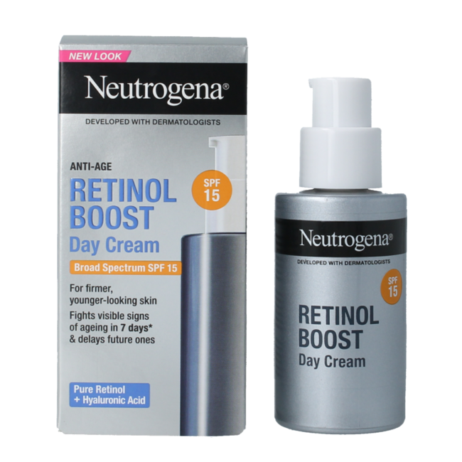Crème de jour au rétinol boost SPF15 50 millilitres