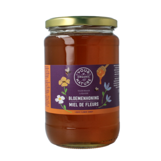Your Organic Nature Miel de fleurs liquide bio 900 Grammes