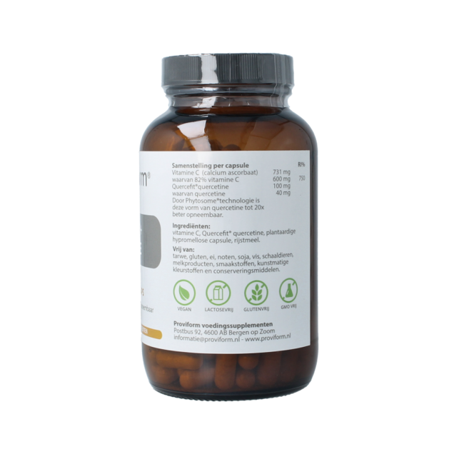 Vitamina C y quercetina phyto 180 cápsulas vegetales
