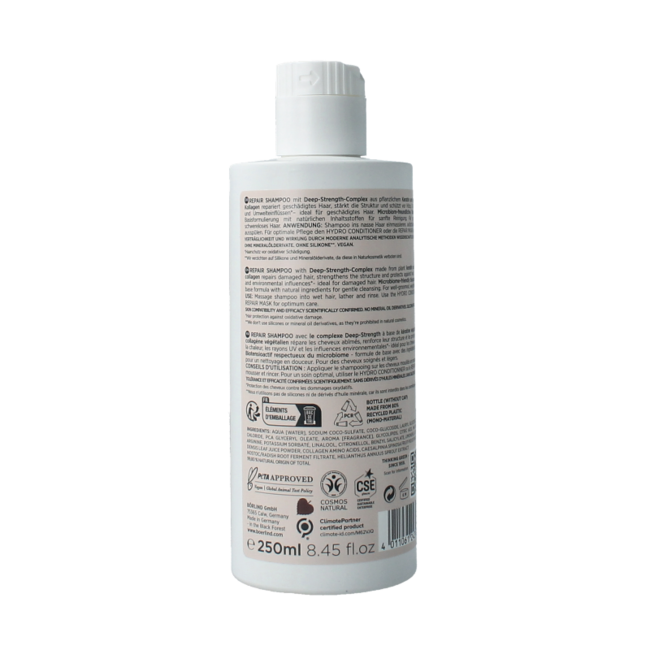 Shampooing soin capillaire réparation 250 Millilitres