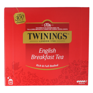 Twinings English breakfast en sobres 50 unidades