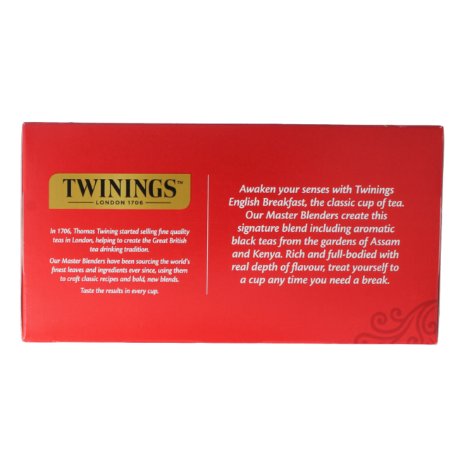 English breakfast envelope 50 pieces