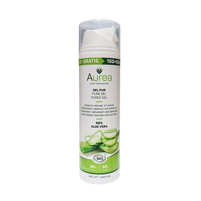 Aloe vera gel para la piel 150+50 bio 200 mililitros