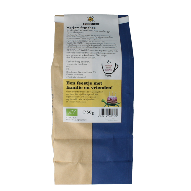 Birthday tea loose organic 50 Gram