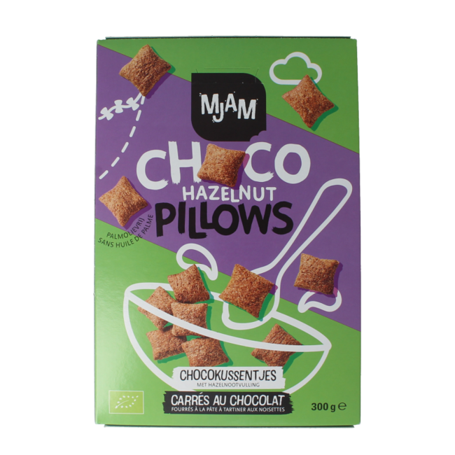 Choco Pillows Haselnuss Bio 300 Gramm