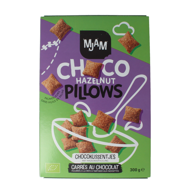 Choco pillows hazelnut organic 300 Gram