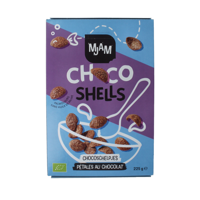 Coquilles choco bio 225 grammes