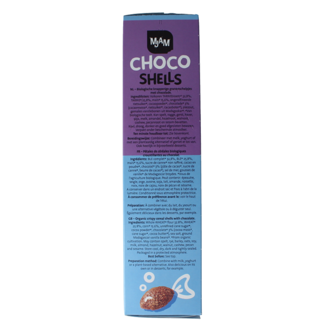 Coquilles choco bio 225 grammes