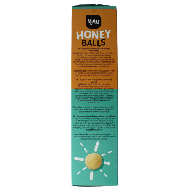Organic honey balls 200 Gram