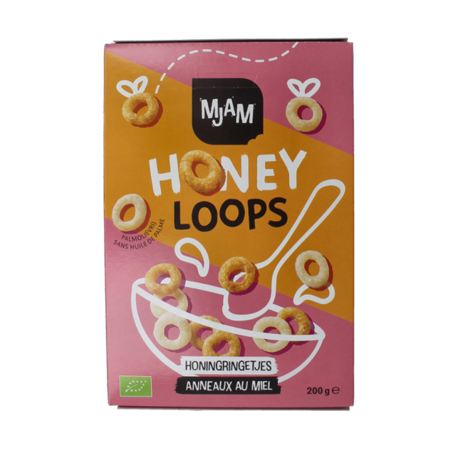 Organic honey loops 200 Gram