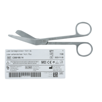 Heka Verbandschere Edelstahl 14 cm 1 Stück