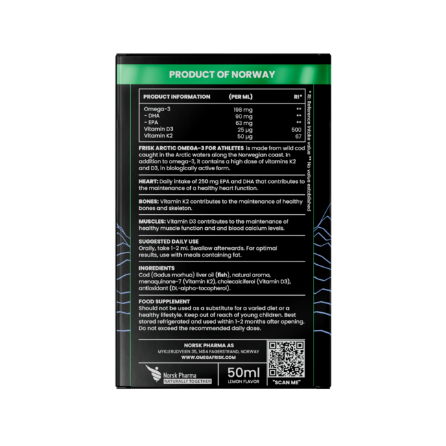 Omega 3 for athletes 50 Millilitre
