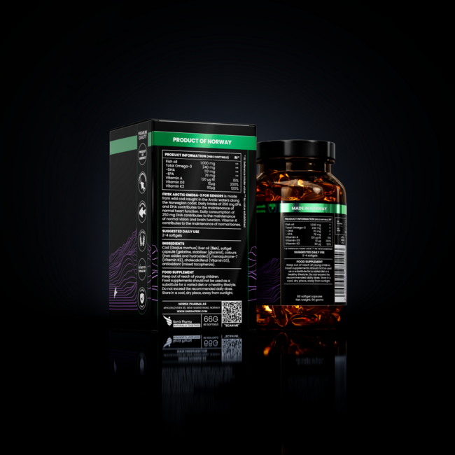 Omega 3 für Senioren 80 Softgels