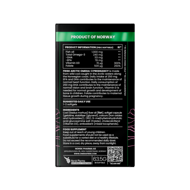 Omega 3 per donne in gravidanza 80 Softgel