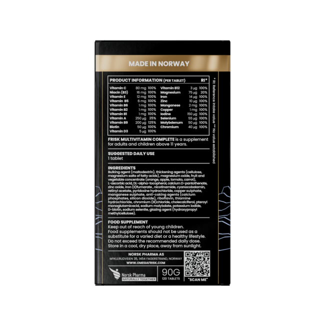 Multivitamínico completo 120 comprimidos