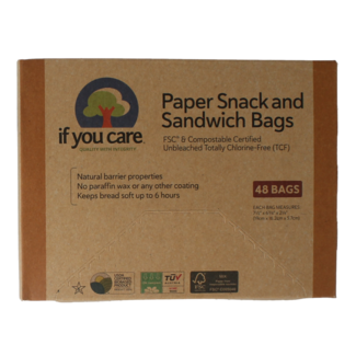 If You Care Snack and Sandwich Bags 48 Pieces