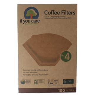 If You Care Filtros de café n.º 4 100 unidades