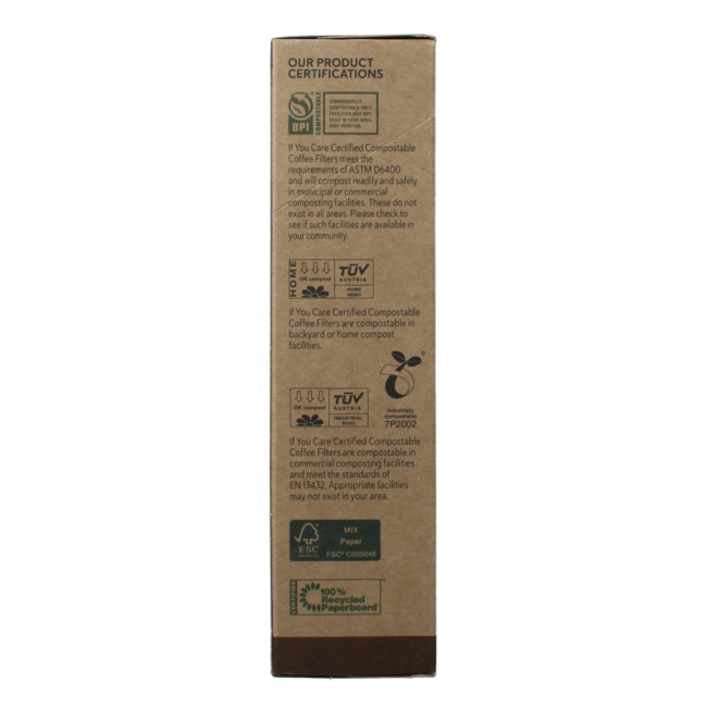 Filtros de café n.º 2 100 unidades