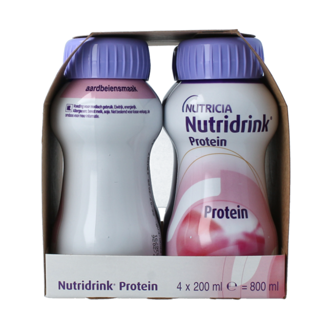Protein aardbei 200ml 4 Stuks